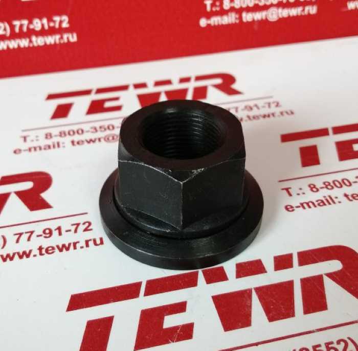 Гайка М22*1,5 колеса ЕВРО ЧЕРНАЯ ключ 32 Н-26 93865-3104038-01Н26Ф