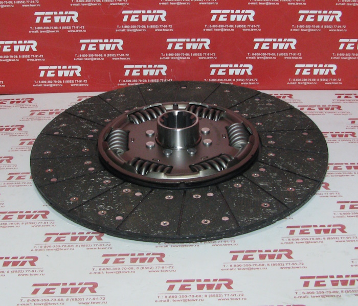 Диск сцепления ведомый 5490 (d-430мм) (ан.18780205) 1878085641 (КМ1878085641) КММЗ