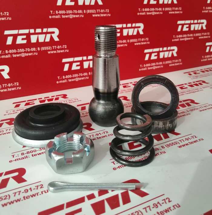 Палец рулевой тяги Супер МАЗ в сб.из 7 5336-3003065 (в упаковке 2 комплекта)