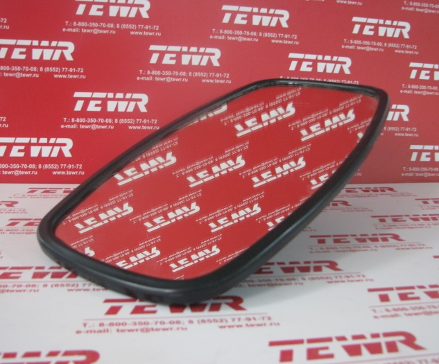 Зеркало заднего вида простое (Корпус пластик. В сборе с кронштейном.) (316х166) 5320-8201012-01П