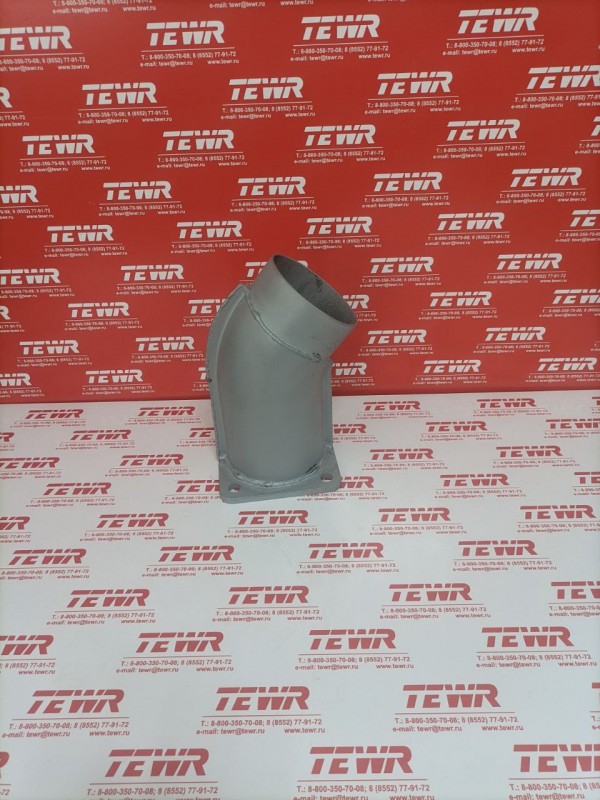 Патрубок угловой (заслонка-обойма) 630300-1203120 (551605,554010)