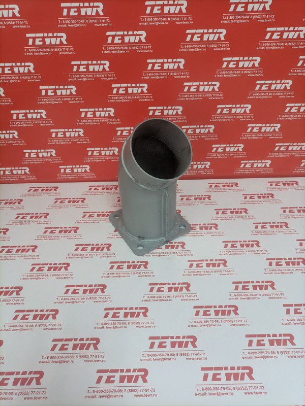 Патрубок угловой (заслонка-обойма) 630300-1203120 (551605,554010)