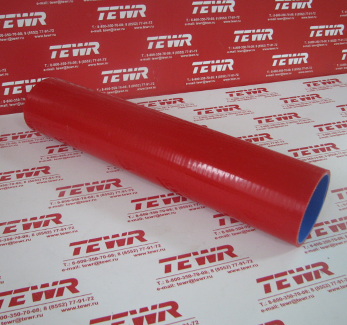 Патрубок радиатора (L=375*70) ниж ЕВРО СИЛИК 642290-1303025-10