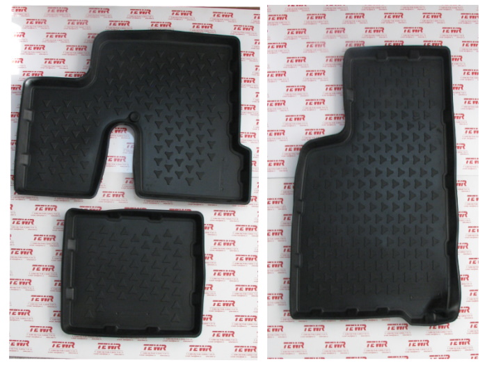 Коврики кабины глубокие из 3-х (ПОЛИУРЕТАН) 53205-5109014/015
