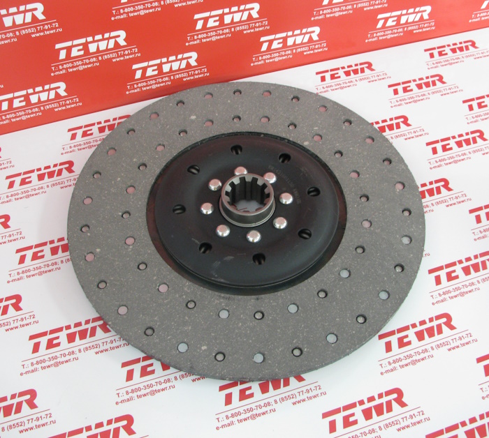 Диск сцепления ведомый ТУРБО 142-1601130 (КМ1421601130) КММЗ